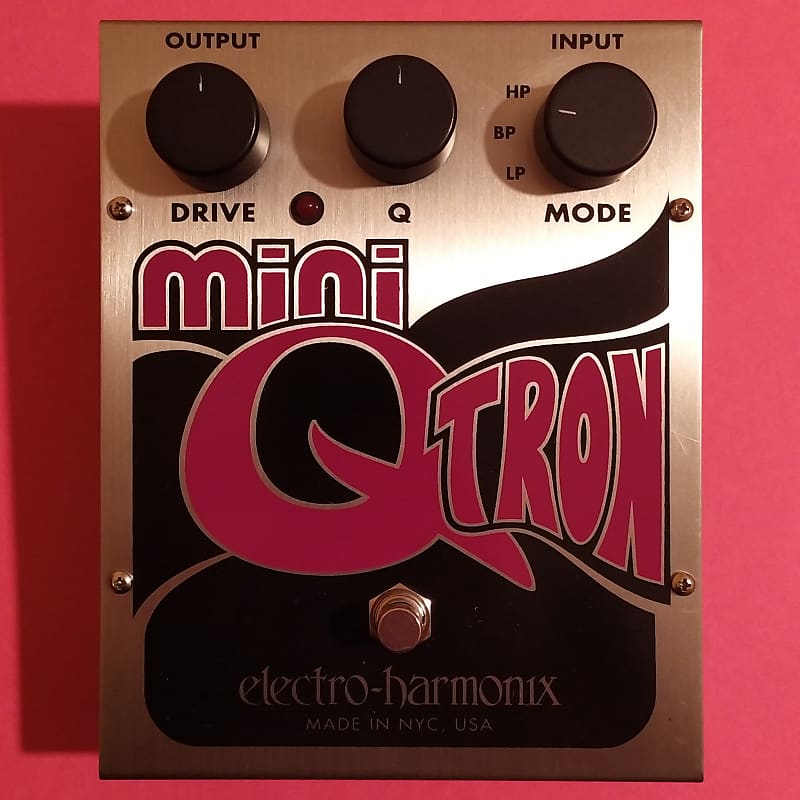 Electro-Harmonix Mini Q-Tron w/wooden box, catalog, 3.5mm