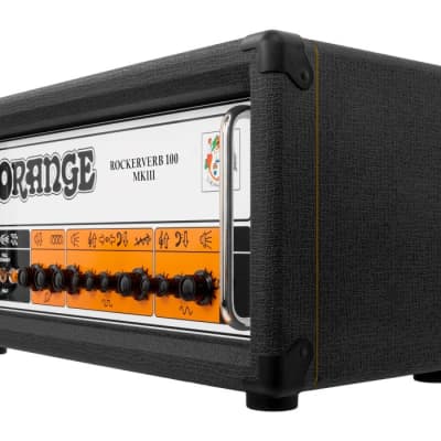 Orange RK100H-BK MKIII Rockerverb MK3 100 Watt Guitar Head Amplifier in Black image 2
