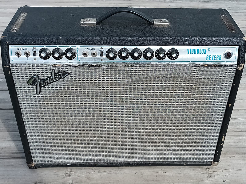 値下げします‼️Fender Vibrolux Reverb Silver パネル Fender 1969y Vibrolux Reverb - GUITAR TRADERS - ギター