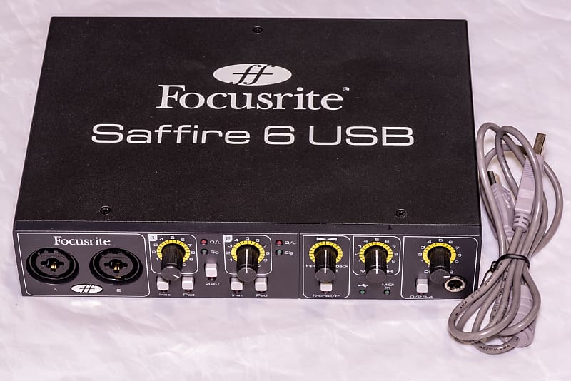 Focusrite Saffire 6 USB Black | Reverb