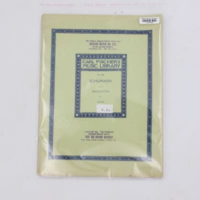 Carl Fischer's Music Library No.690 Op21 Noveletten for Piano NOS Sheet Music for sale