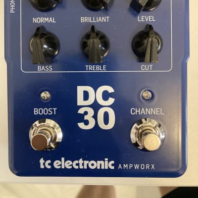 Reverb.com listing, price, conditions, and images for tc-electronic-ampworx-dc30-preamp-pedal