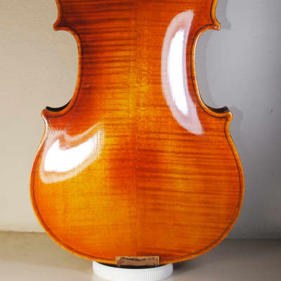 Old used Czech viola 16" 100 years old VIDEO Stradivarius copy 1713 immediately playing condition image 8