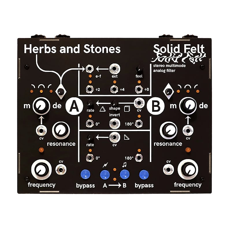 Herbs and Stones Solid Felt Desktop Stereo Multimode Analog Filter image 1