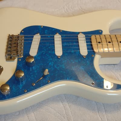 Squier by Fender Stratocaster Electric Guitar w/Fender Lace Sensors & EMG SPC - Made In Japan - 1980s image 7