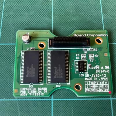 Roland SR-JV80-12 Hip Hop Expansion Board 1990s - Green image 2