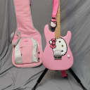 Squier Hello Kitty Stratocaster Pink (w/pink gator bag and Hello Kitty Fender Strap)