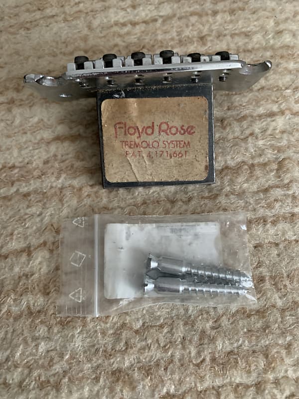 Floyd Rose FRT-3 Chrome Non fine tuner circa 1982 RARE! | Reverb