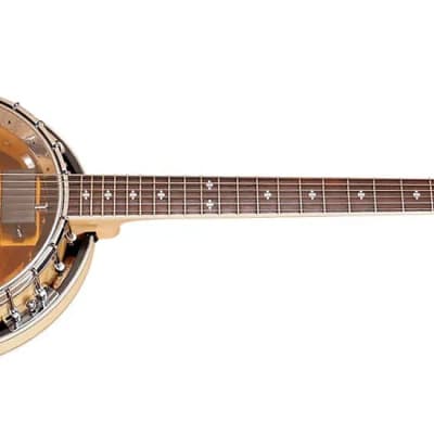 Gold Tone GT-750 Deluxe Hard Rock Maple Neck 6-String Banjitar(Banjo-Guitar) w/Resonator image 4