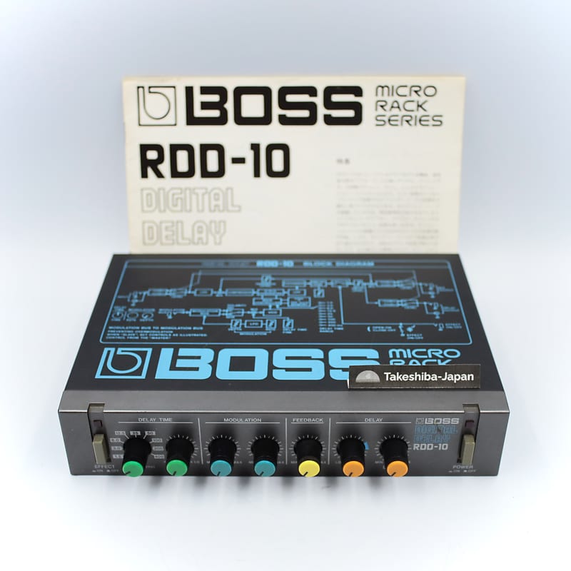 Boss RDD Digital Delay Made in Japan Micro Rack Series Guitar Effect  Processor