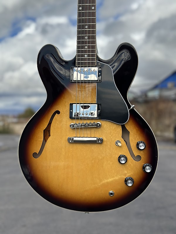 Gibson ES-335 2023 Vintage Burst New Unplayed w/Case Auth Dlr 8lbs1oz #153 image 1
