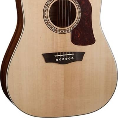 Washburn HD10S Natural Dreadnought Acoustic Guitar, Free Shipping, Authorized Dealer for sale