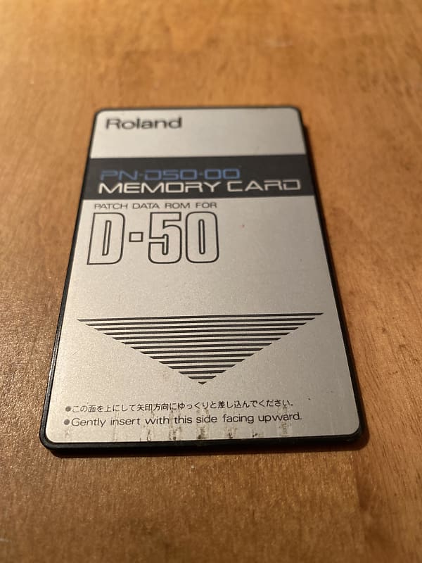 Roland Memory Card PN-D50-00  1987 silver image 1