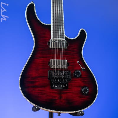 Mayones Regius PRO 6 Transparent Dirty-Red Burst Gloss for sale