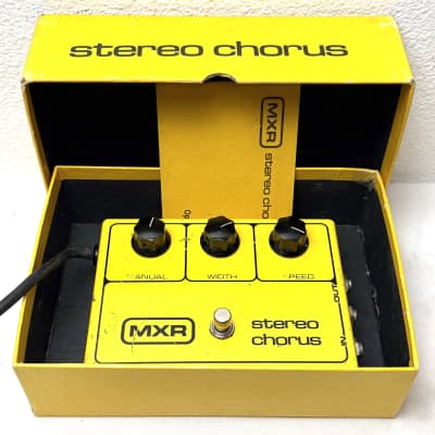 MXR Stereo Chorus 1979 ビンテージ Mxr Stereo Chorus 1979 Yellow Effect For Sale Hendrix Guitars