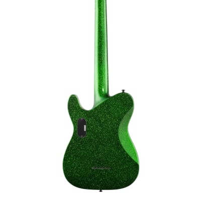 ESP LTD Stephen Carpenter SC607B Guitar with Case Green Sparkle image 5