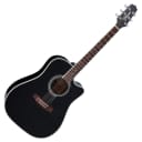 Takamine EF341SC Legacy Series Acoustic Guitar in Gloss Black Finish