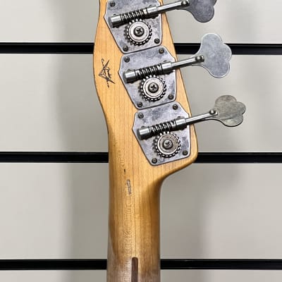 Fender Fender Custom Shop 55 Precision Bass Heavy Relic  Vintage White 2023 image 7