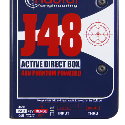 Radial J48 Premium Phantom Powered Active Direct Box image 1