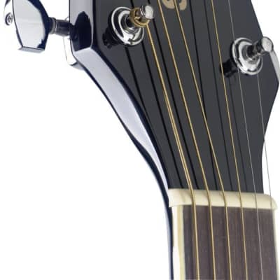 Stagg Auditorium Cutaway Acoustic-Electric Guitar - Black - SA20ACE BLK