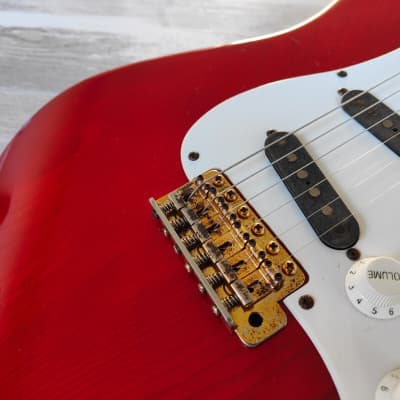 1980's Bill Lawrence (by Morris Japan) BC2R-70G Stratocaster (Red) image 3