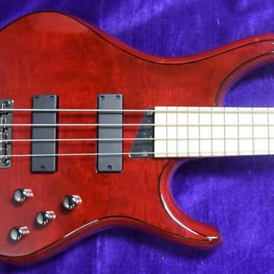 MTD Kingston Z-4, Trans Cherry Gloss with Maple Fingerboard for sale