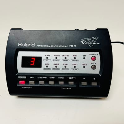 Roland TD-3 V-Drums Module Brain Cables Power image 2