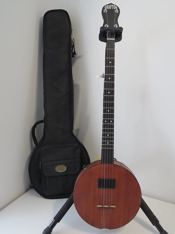 2011 Grafton Oberon Electric 5 String Banjo with Gig Bag Reverb UK