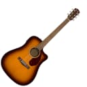 Fender CD-140SCE Dread Sunburst w/ Walnut Fingerboard - Used