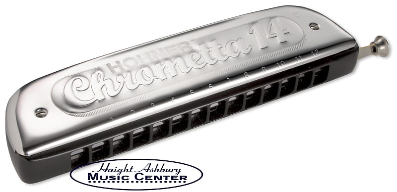 Hohner 257 Chrometta 14 Chromatic Harmonica Key of C image 1