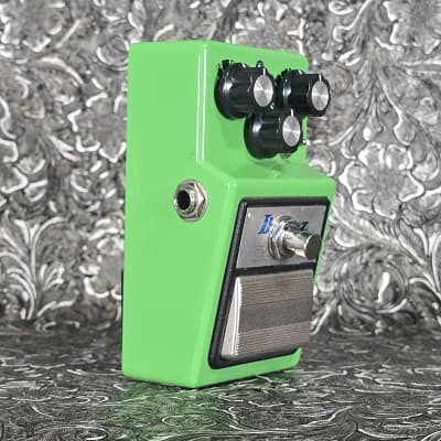 JHS Ibanez TS9 Tube Screamer with "Tri-Screamer" and True Bypass Mods 2017 - Green with Green Knobs image 2