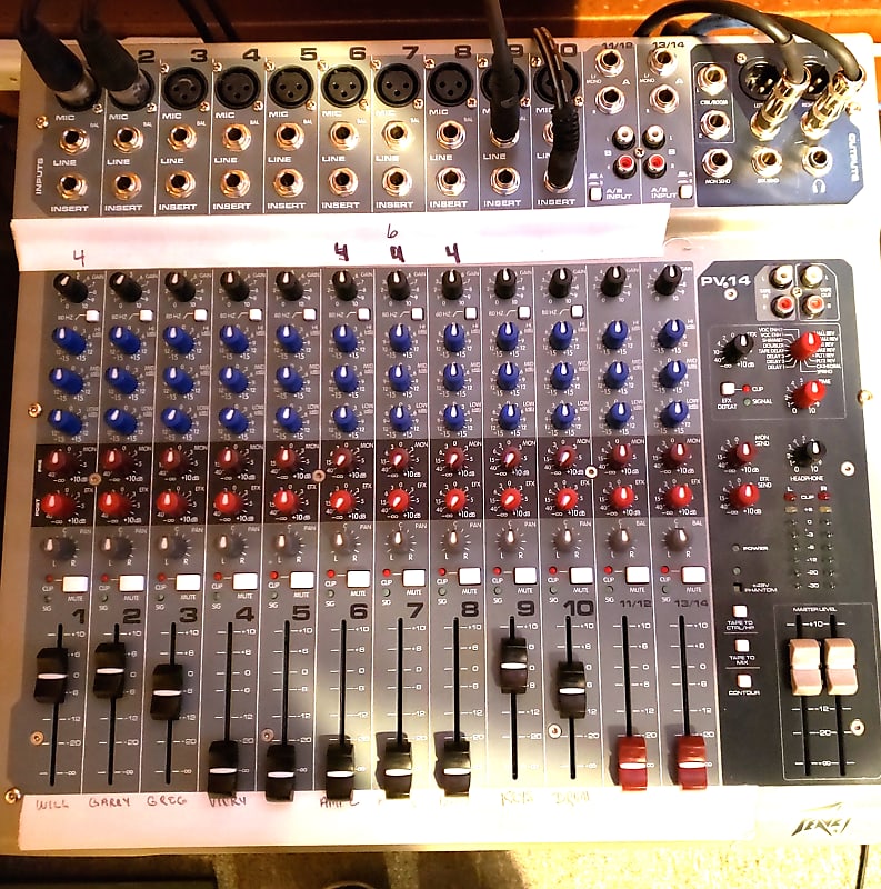 Peavey PV14 2017 14 channel unpowered mixer Reverb