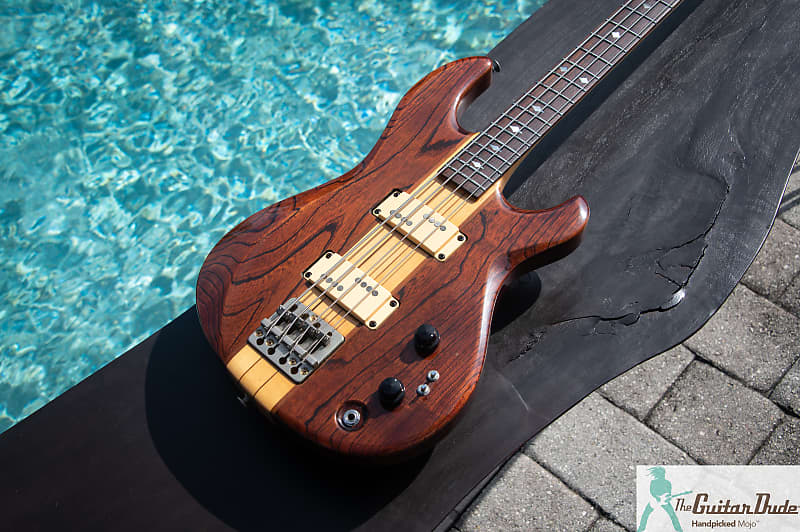 Vintage 1981 Aria Pro II TSB650 Thor Sound NeckThrough Bass Reverb