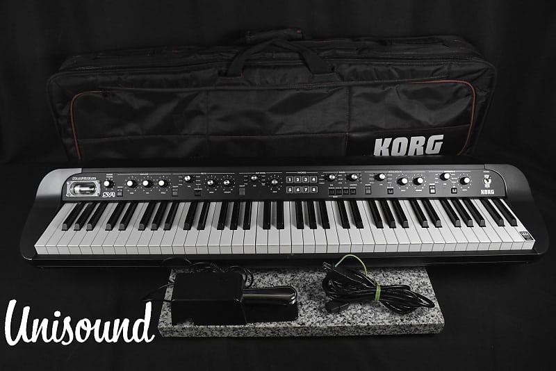 KORG SV1-73 BLACK keys Stage Vintage Synthesizer in Excellent Condition.