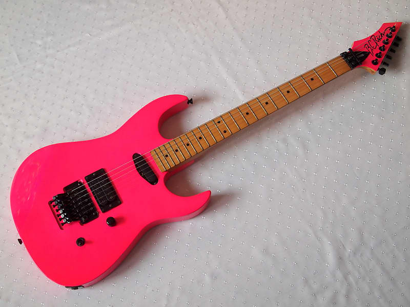 B.C. Rich Gunslinger GSMR 853 1988 Fluorescent Pink