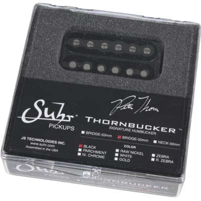 Suhr Thornbucker Pickup, Bridge, Black, 50mm image 2