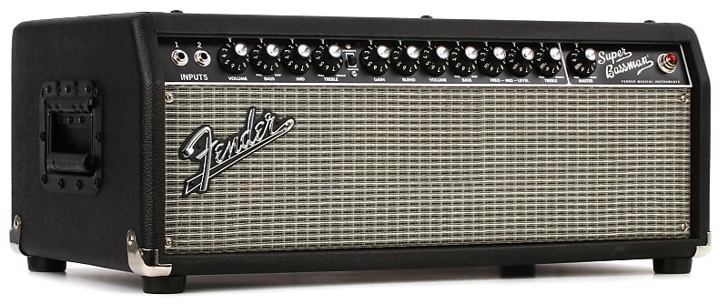 Fender Super Bassman Head - 300-watt Tube Bass Head - Black image 1
