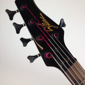 Stella Neptune 01  Sunburst Electric Bass Guitar image 5