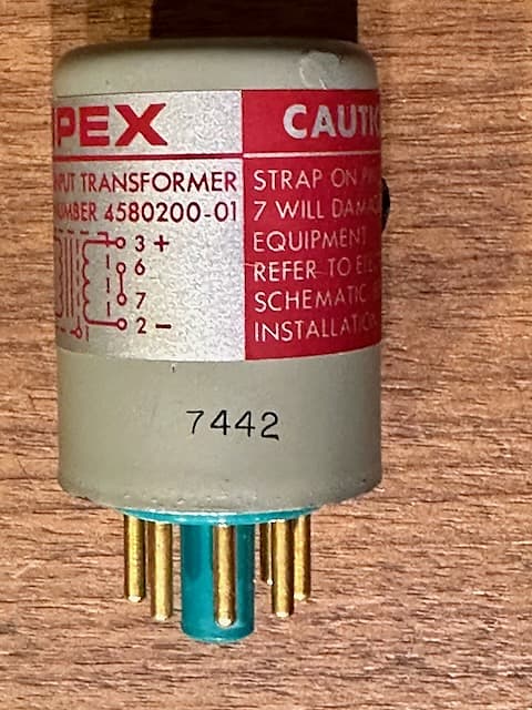 AMPEX BRIDGING INPUT TRANSFORMERS (3) 2 - 4580200-01, 1- | Reverb