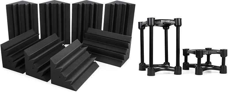 Auralex LENRD 1x1x2 foot Studiofoam Bass Trap - Charcoal | Reverb