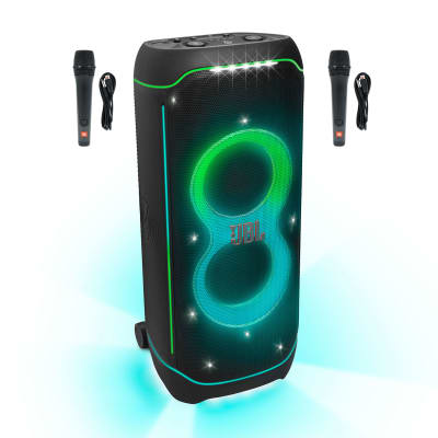 JBL Party Box Ultimate Karaoke Machine System Speaker w/Mic+Tablet Stand  Bundle - Rockville Audio
