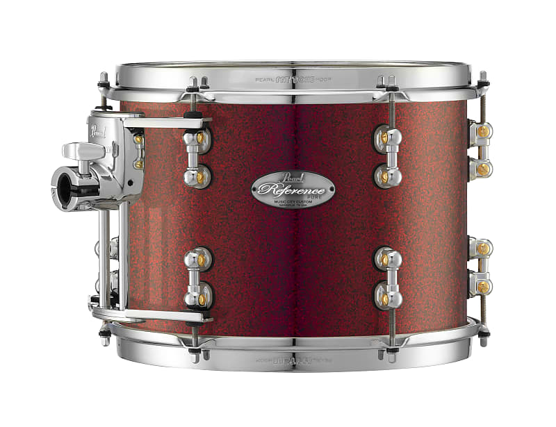 Pearl Music City Custom 12"x8" Reference Pure Series Tom RED GLASS RFP1208T/C407 image 1