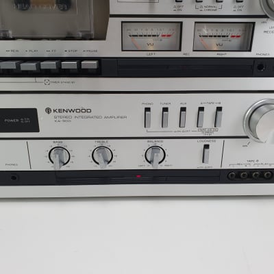 Kenwood KA-300 Amplifier - KX-400 Cassette deck - KT-400 Tuner - Nice Serviced set image 5