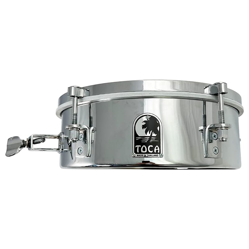 Toca Stainless Steel Timbale Snare Drum 12x4 image 1