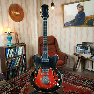 Orfeus Orpheus Hebros Electric guitar Bulgaria USSR Soviet vintage EB ES for sale