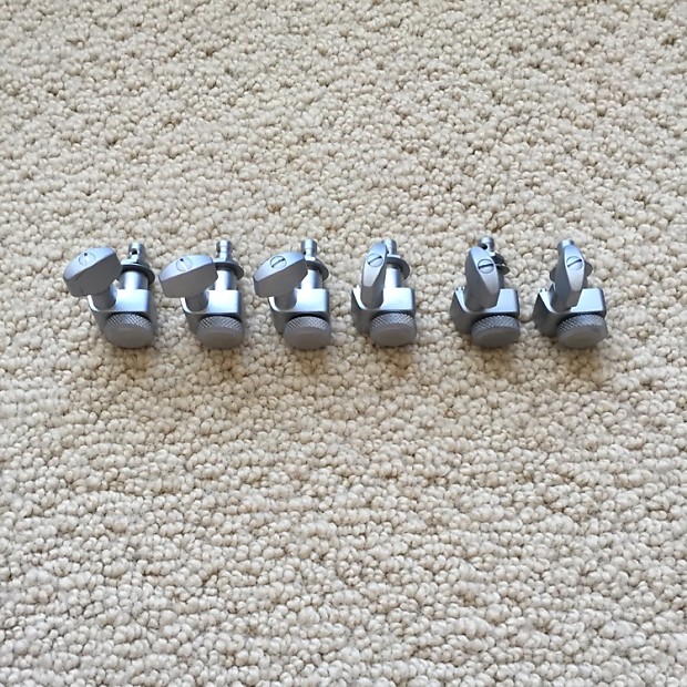 Fender Deluxe Locking Tuners 1996 Brushed Chrome Reverb