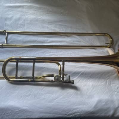 Yamaha YSL-548GOAL Allegro Tenor Trombone with F Attachment 2010s - Brass image 1