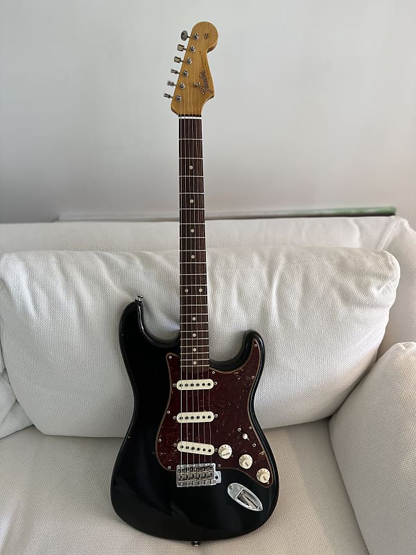 Fender Stratocaster custom shop journeyman post modern dual mag II relic 2021 - Black relic image 1