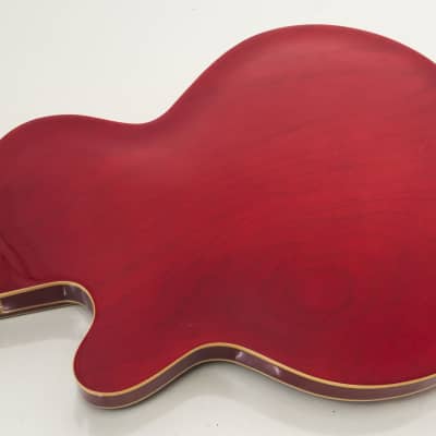 Italia Torino Bass Red Metal Flake,  Semi-Hollow,  made in Korea image 6