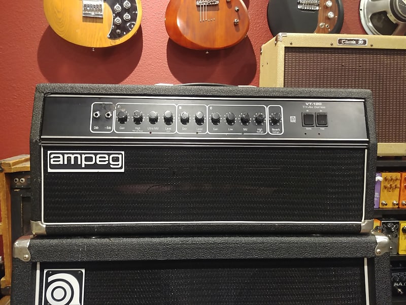 Ampeg VT-120H 3-Channel 120-Watt Guitar Head | Reverb